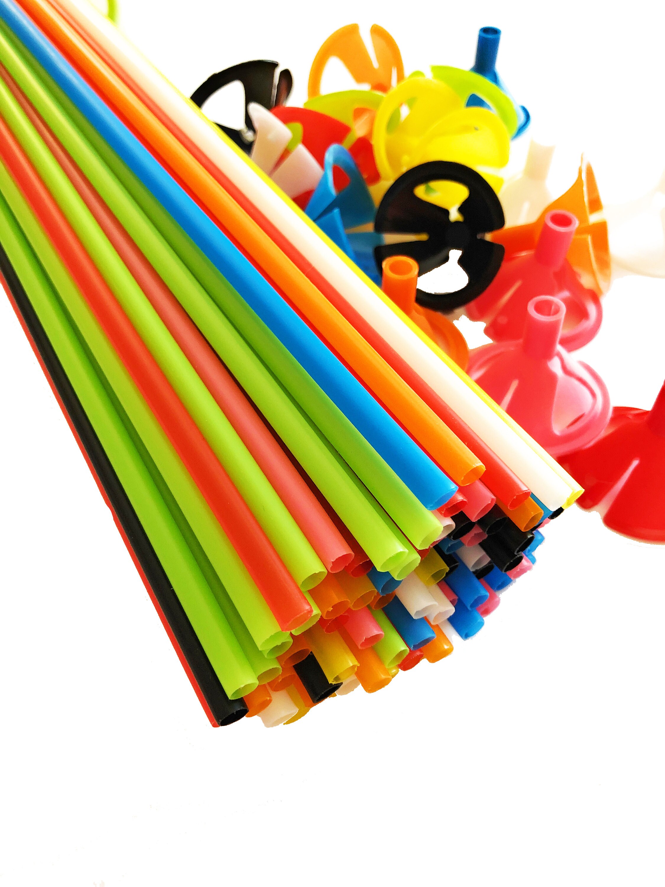 40pcs Mixed Color Balloon holder Sticks and Cups 32cm 27cm for Party  wedding