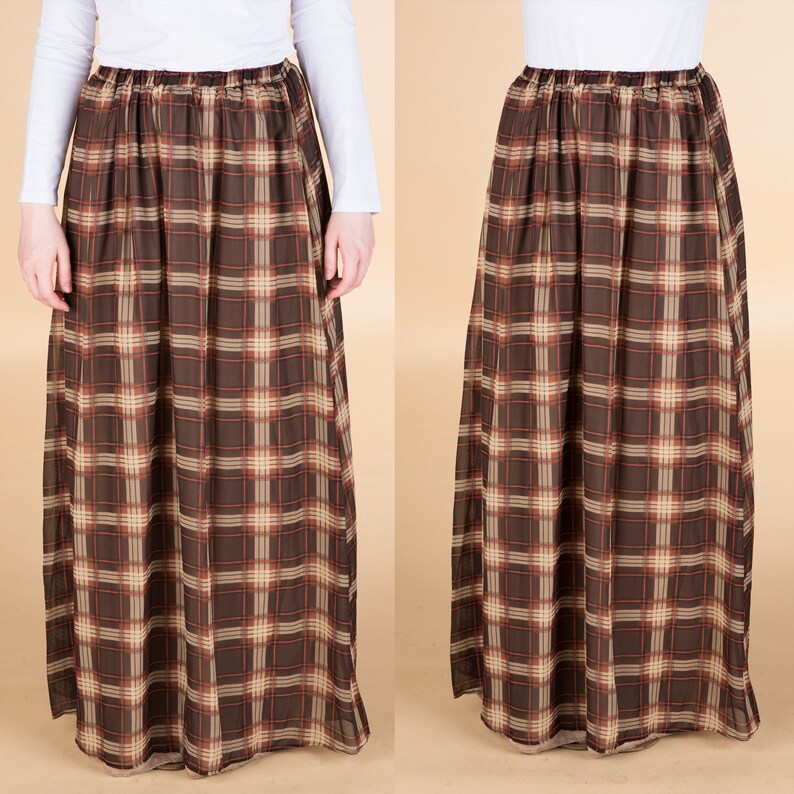 etsy maxi skirt