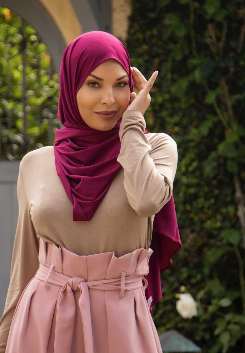 Plum Milk Silk Hijabmodest fashion maxi dress with sleeve modest dresses