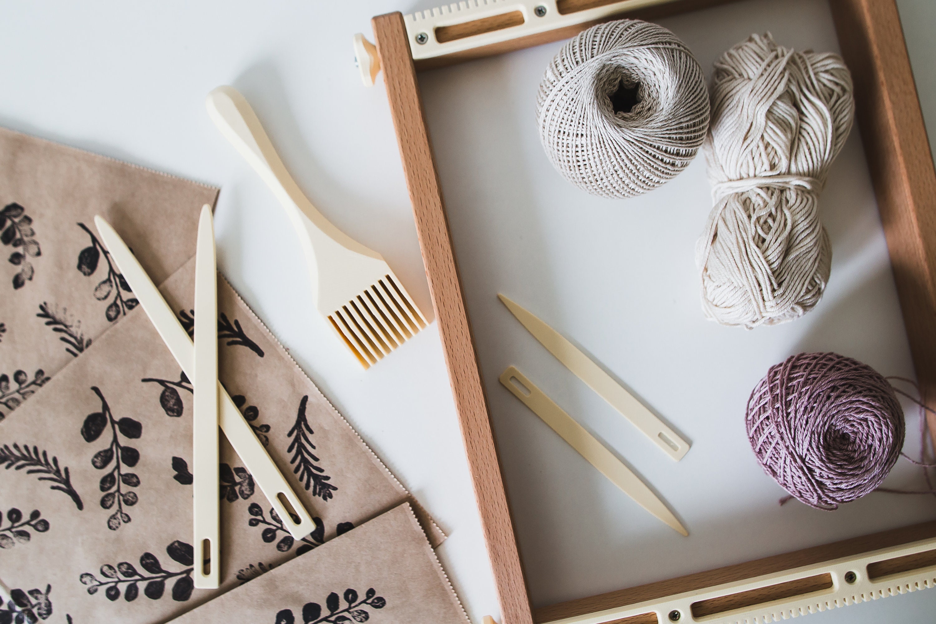 Weaving beater Weaving comb Tapestry beater Green white Etsy