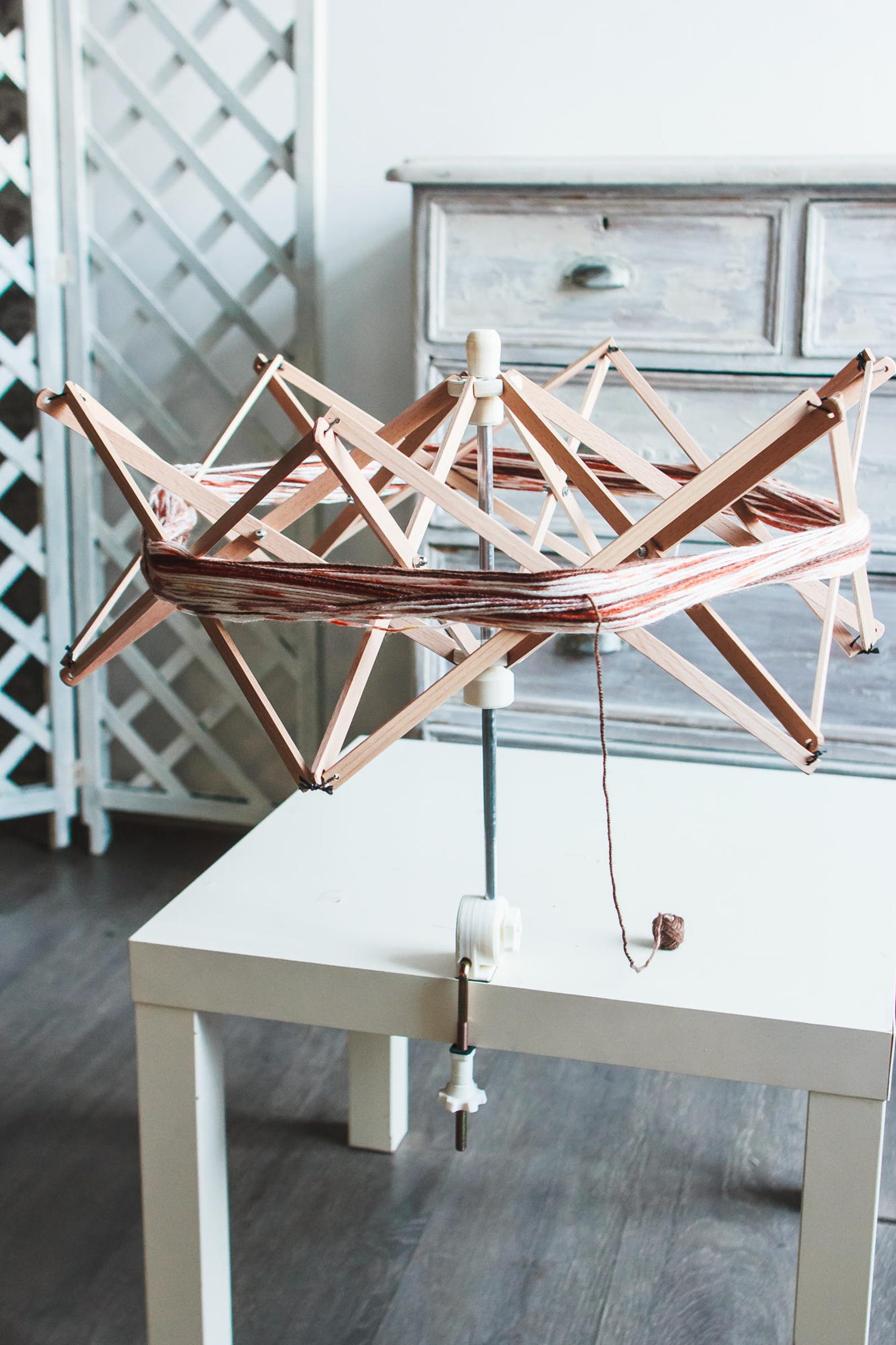 Umbrella yarn swift Umbrella skein winder Wool winder Etsy