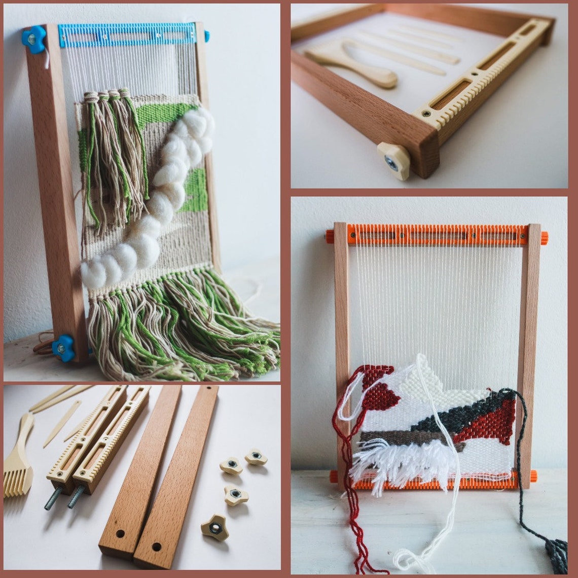 Weaving Loom Kit Weaving Frame Loom for Beginners Big Etsy