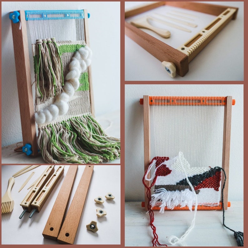 Weaving loom kit Weaving frame loom for beginners Big Etsy