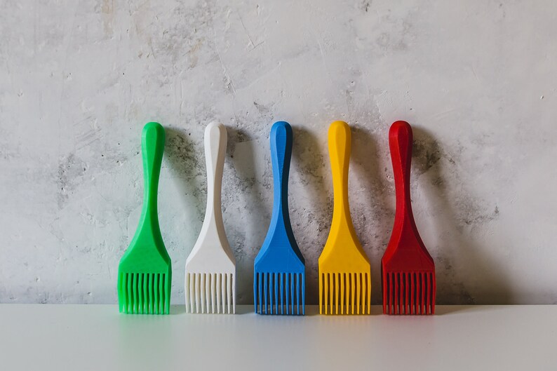 Weaving beater Weaving comb Tapestry beater Green white Etsy