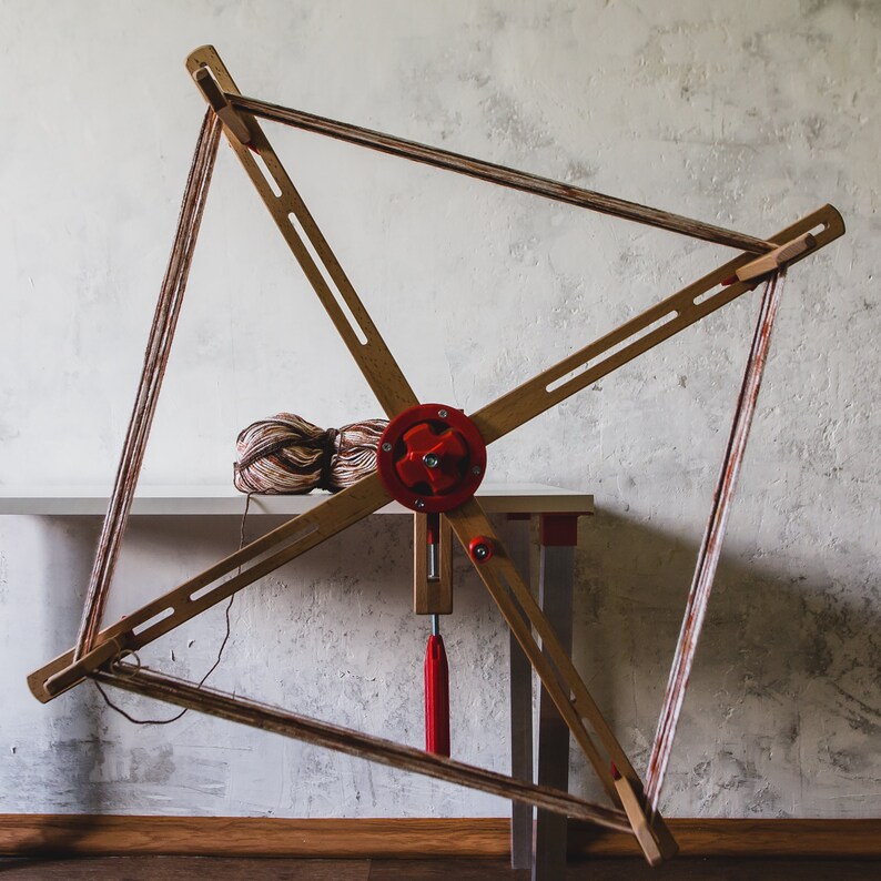 Yarn swift Skein winder Swift yarn winder with a handle Etsy