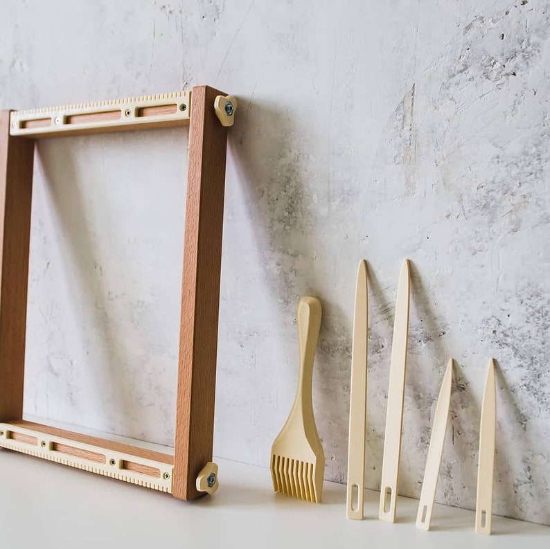 Weaving loom kit Weaving frame loom for beginners Big Etsy