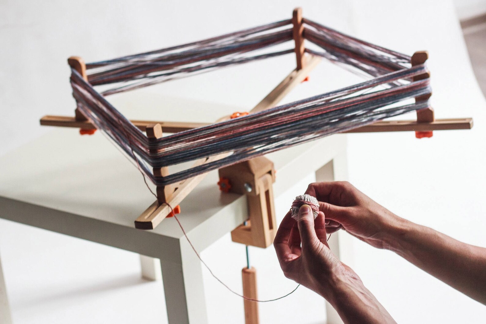 Yarn swift Skein winder Swift yarn winder with a handle Etsy