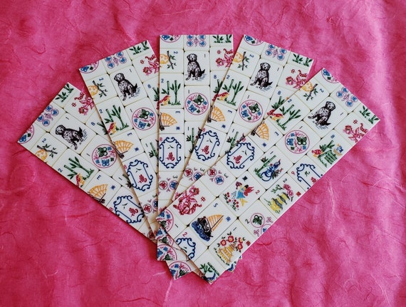 Mother Nature Mahjong Themed Bookmarks