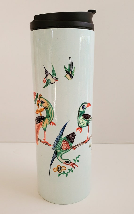 Mahjong Birds, Thermal Tumbler 16 oz.