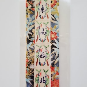 Vintage Mahjong, Winds, Set of Five Bookmarks, Paper - Etsy