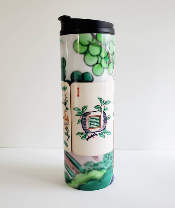 Mahjong, Fully Carved Tiles, Thermal Tumbler 16 oz.