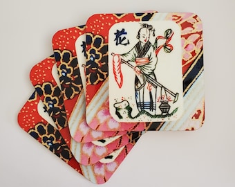 Satz von vier, Mahjong chinesische Fee Untersetzer