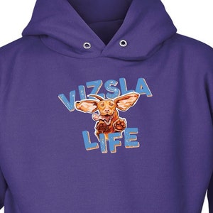 Vizsla Life Unisex Hoodie - Cozy Hooded Sweatshirt for the Hungarian Vizsla Dog Lover