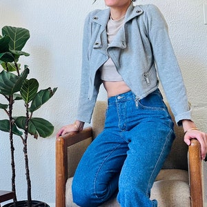 y2k Angle Zip up Cropped Jacket