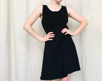 Vintage 90s Black Sleeveless Mini Dress Size Small/Medium