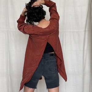 Silk Teracata Button Up Blouse