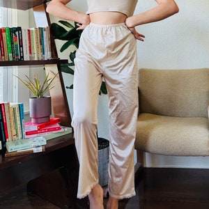 Dusty Pink Satin Lounge Pant