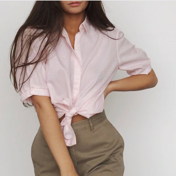 VTG Pink Blouse - image 2