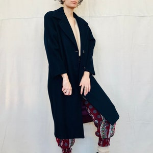 Vintage Women's Gap Navy Blue Lined Peacoat Double Breasted