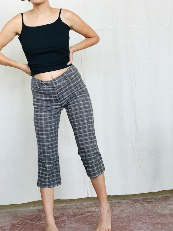 90's Plaid Capri - image 1