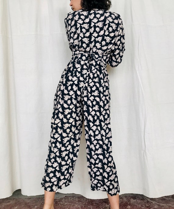 Vintage Floral Jumpsuit - image 3