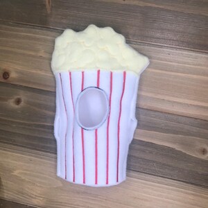 Popcorn Costume for 12" Elf Doll: Festive Fleece Christmas Sweater image 2