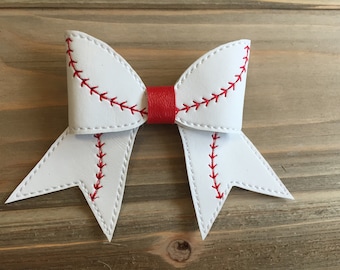 Baseball Cheer Hair Bow