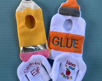 Elf Doll Clothes: Christmas Sweater Outfit for 12" Elf