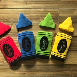 Crayon Costume for Elf | 12&quot; Elf Doll Sweatshirt | Christmas Elf Sweater | Elf Prop | Elf Costume Sweater | Elf Doll Clothes | Elf Outfit