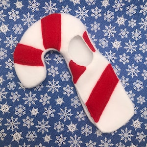 Candy Cane Costume for Elf | 12&quot; Elf Doll Sweatshirt | Elf Sweater | Elf Prop | Elf Costume Sweater | Elf Doll Clothes | Elf Outfit
