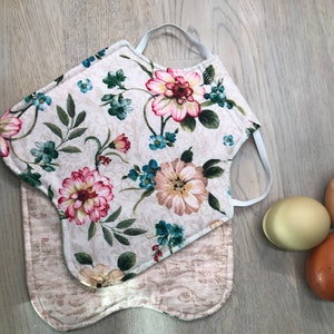 Floral Chicken Hen Saddle | Chicken Apron | Egg Layers | Chicken Shirt | Chicken Gift | Chicken Sweater