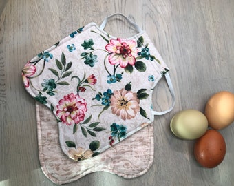 Chicken Saddle/Hen Apron-Floral