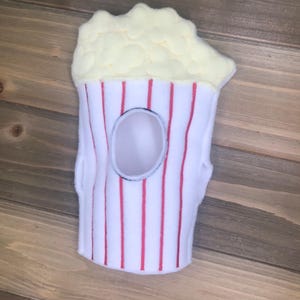 Popcorn Costume for 12" Elf Doll: Festive Fleece Christmas Sweater image 3