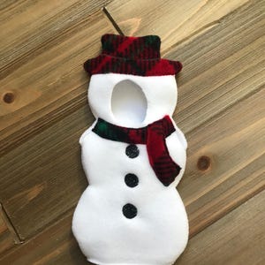 Snowman Costume for Elf | 12&quot; Elf Doll Sweatshirt | Christmas Elf Sweater | Elf Prop | Elf Costume Sweater | Elf Doll Clothes | Elf Outfit