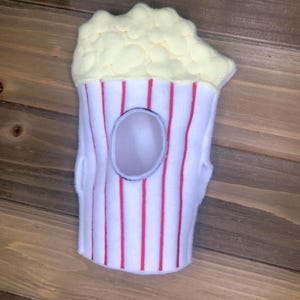 Popcorn Costume for 12" Elf Doll: Festive Fleece Christmas Sweater image 1