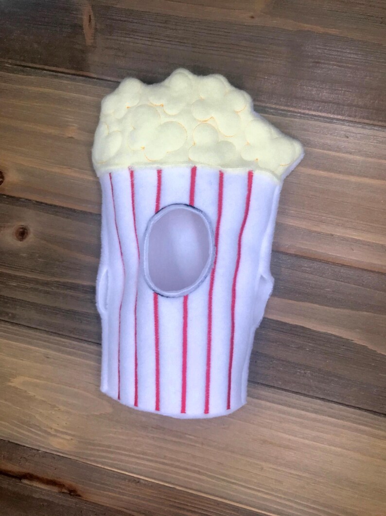 Popcorn Costume for 12" Elf Doll: Festive Fleece Christmas Sweater image 1