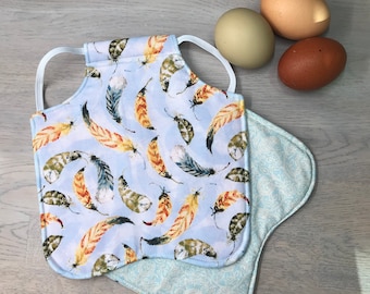 Chicken Saddle/Hen Apron-Feathers