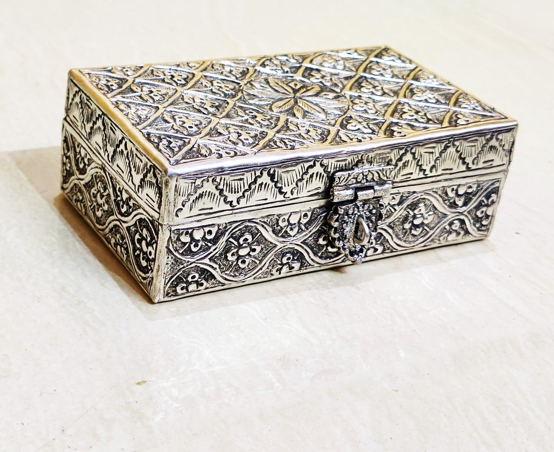 Exclusive Designer Jewellery Box Antique Embossed Jewelry Box Etsy Australia