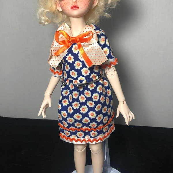 Iplehouse KID 1/6 Bjd Dress -- Blue/Orange Floral