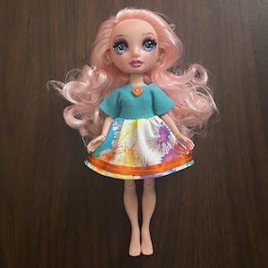 Rainbow High Doll Dress Handmade — &quot;Color Splash&quot;