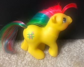 VINTAGE MY LITTLE PONY G1 With Accessories BABY FIFI FIRST TOOTH Plus