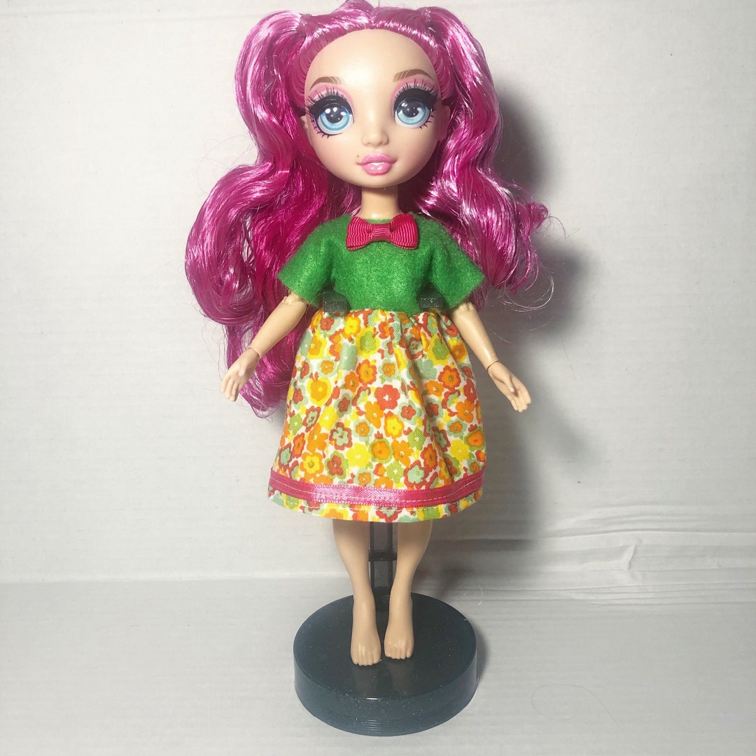 Rainbow High Doll Dress Handmade — "bright Garden" - Etsy