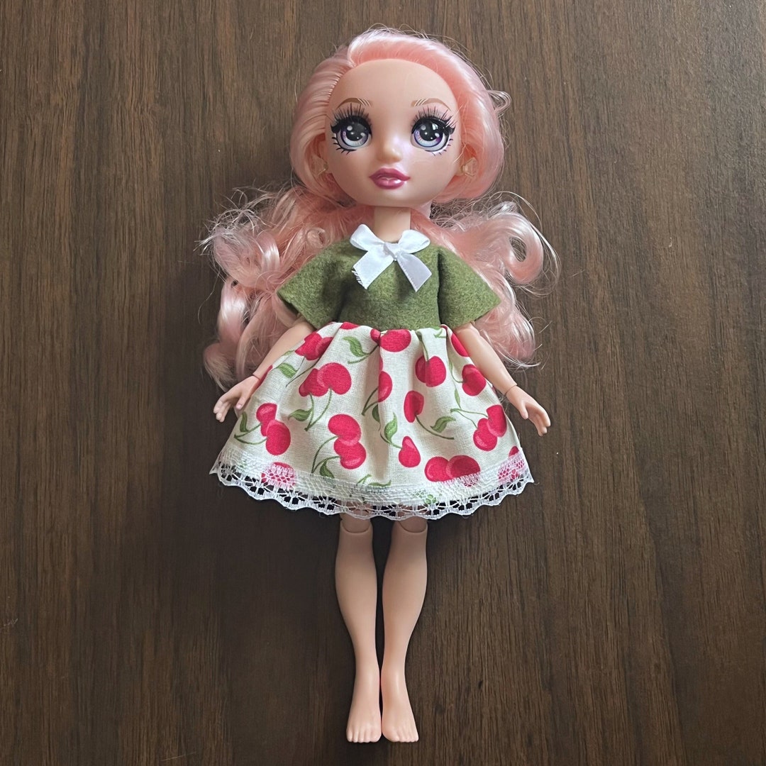 Rainbow High Doll Dress Handmade — "cherry Lace" - Etsy