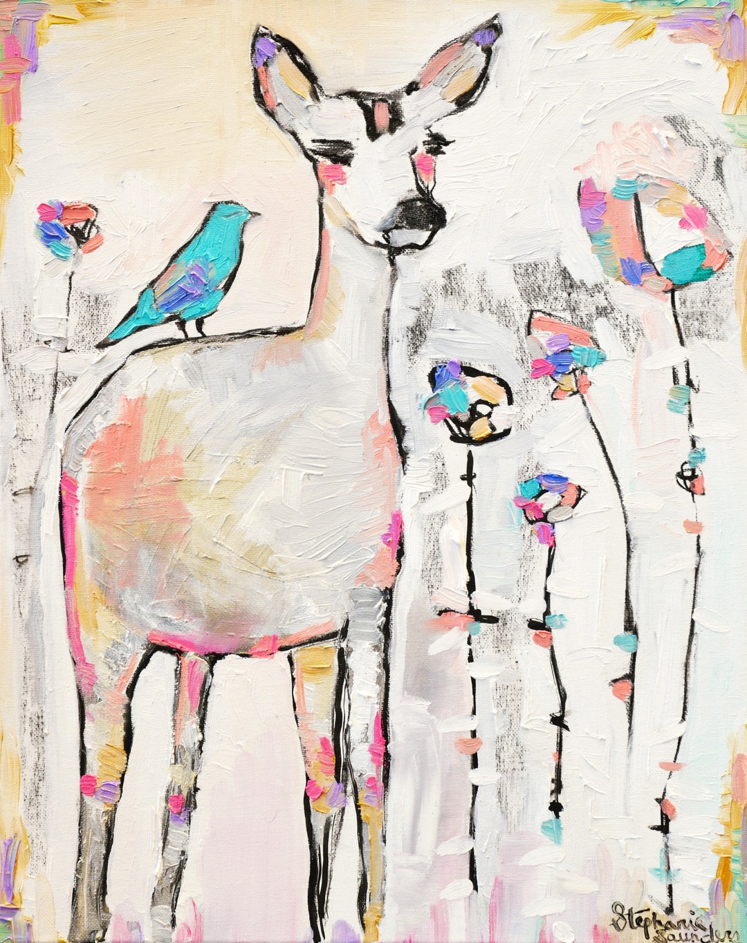 Best Friends Canvas Print Etsy