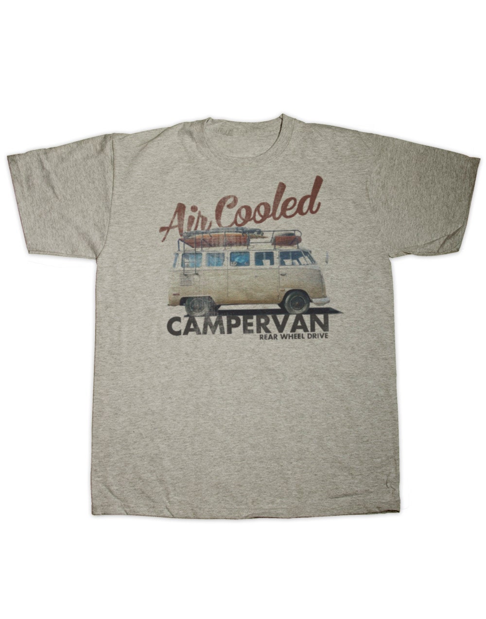 Image of Air Cooled Campervan Print Ladies Fit T Shirt