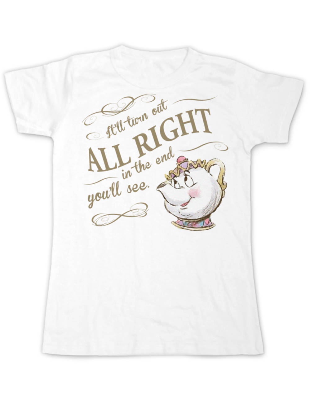 Image of Beauty Beast It'll Be Alright Ladies Fit T Shirt