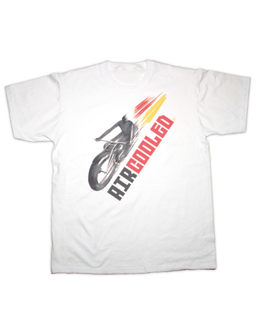 Image of Air Cooled Motorbike Rider Ladies Fit T Shirt