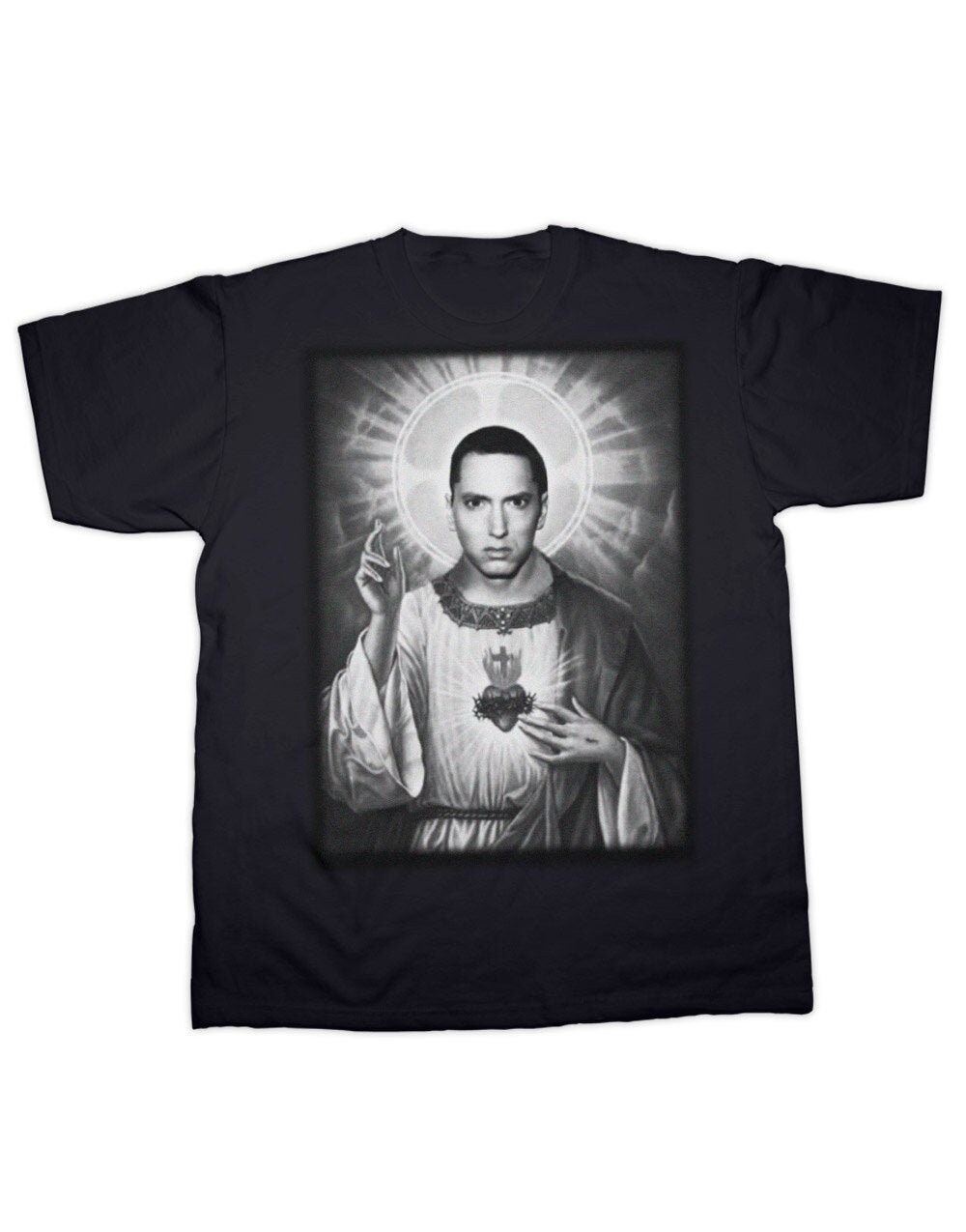 Image of Eminem Rap God Print Ladies Fit T Shirt