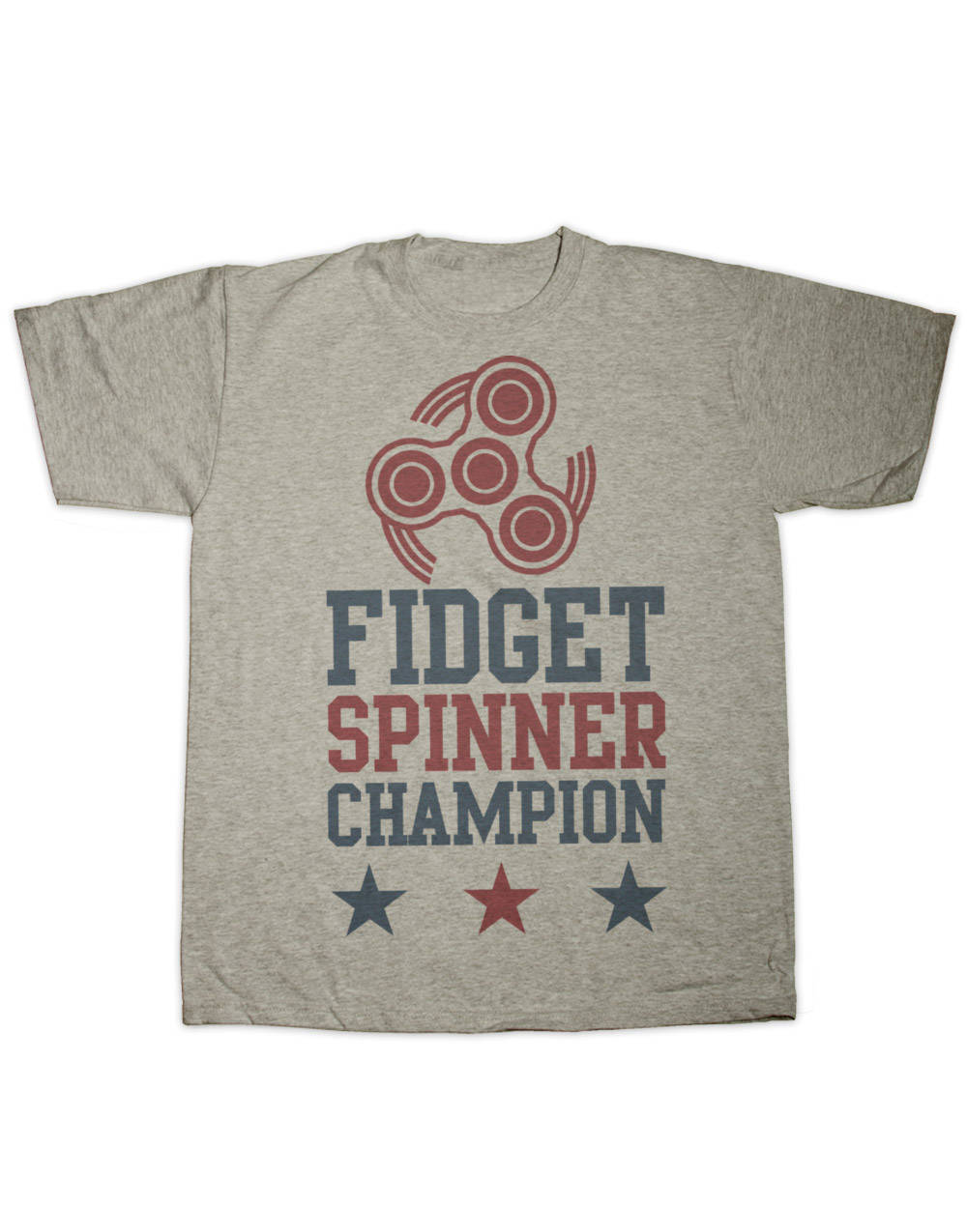 Image of Fidget Spinner Champion Print Ladies Fit T Shirt