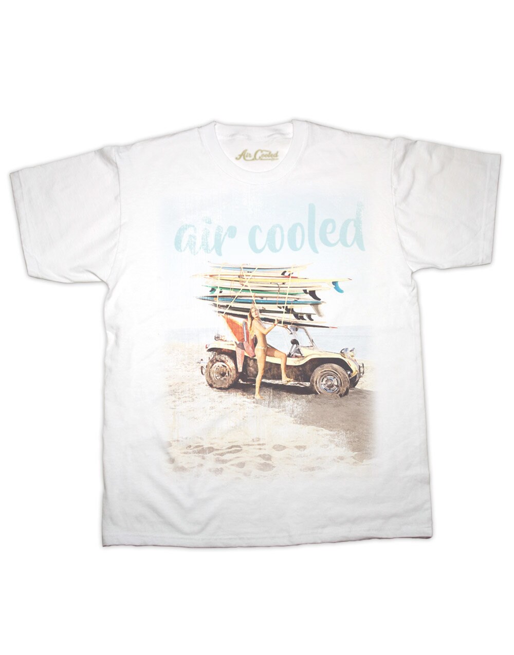 Image of Air Cooled Beach Buggy Ladies Fit T Shirt